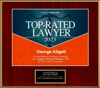 Top Rated Lawyer 2023 George Altgelt